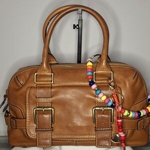 Michael Kors Brookville Leather Satchel